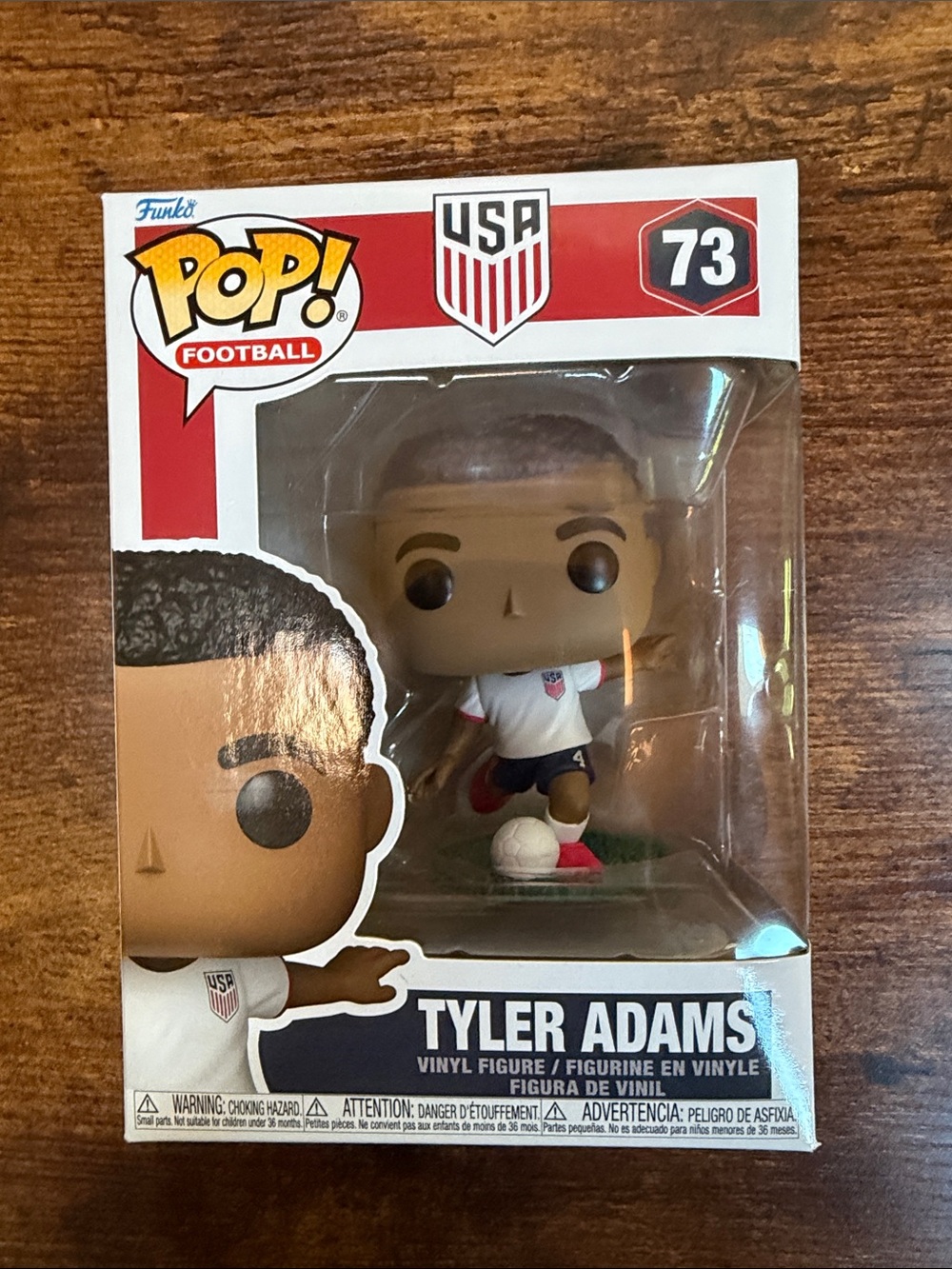 Funko Pop! FIFA World Cup 2026 USA Soccer: Tyler Adams - White Jersey
